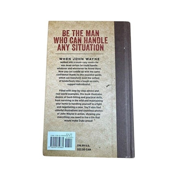 The Official John Wayne Handy Book for Men: 2018 Hardcover by James Ellis - Picture 2 of 8
